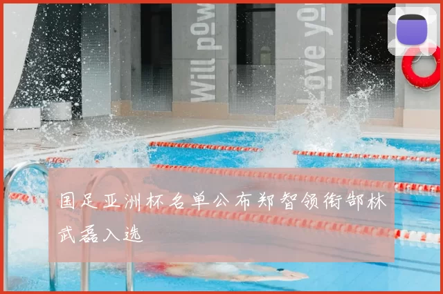 国足亚洲杯名单公布郑智领衔郜林武磊入选